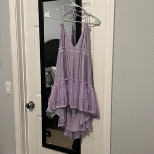 Purple Flowy Dress